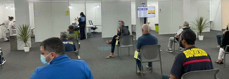 Imagen de archivo de un punto de vacunación/TA.